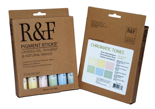 R&F Pigment Stick - Chromatic Tones 6 Colour Set R&F Pigment Stick - Chromatic Tones 6 Colour Set